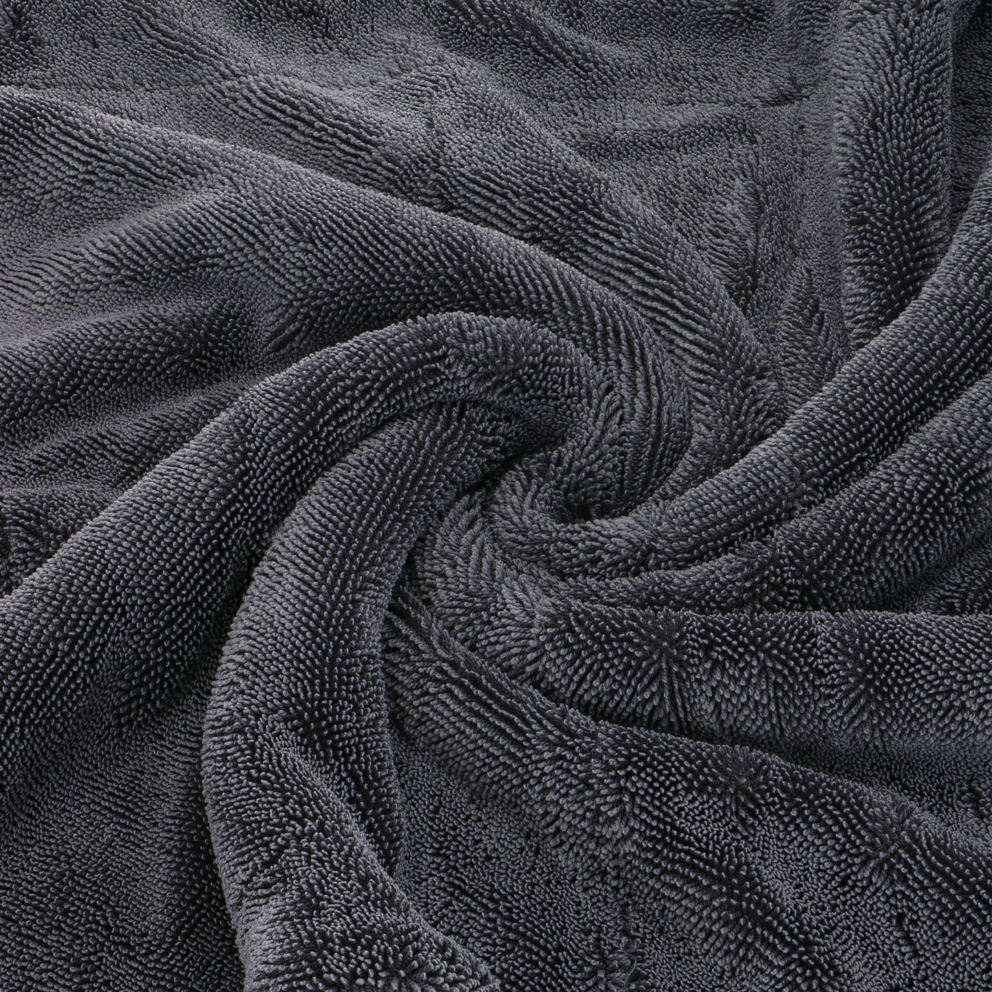 Microfibre drying towel 1400 GSM - Grey-Drying towel 1400 GSM-Lucky’s car care