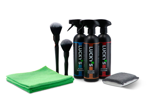 Extended pack of versatile cleaning and detailing products for multiple uses in interior