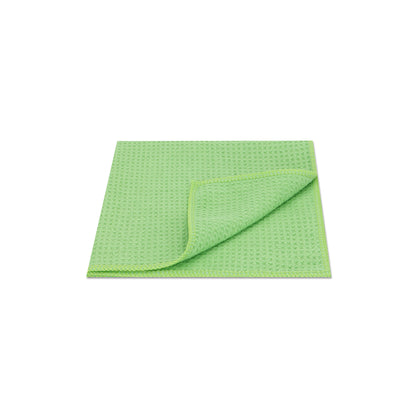 Microfiber towel for streak-free cleaning of glass and mirrors.