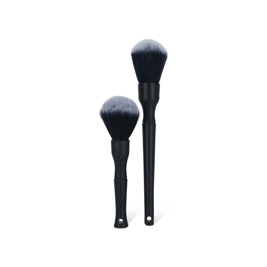 Set of soft detailing brushes for gentle cleaning of delicate surfaces.